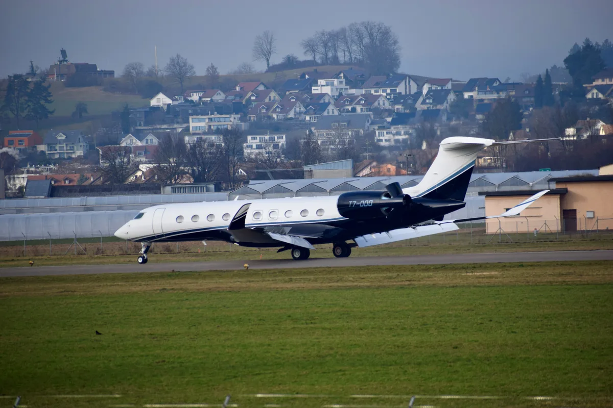Auf dem Flugplatz Dübendorf war während des WEF einiges los.